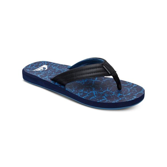 Quiksilver Shoes Quicksilver Mens Blue Logo Carver Round Toe Slip